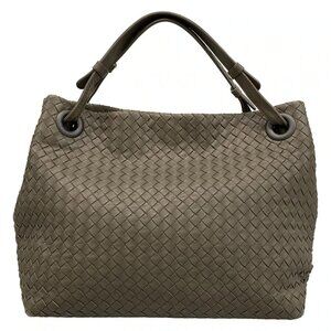 BOTTEGA VENETA Medium Garda Bag - Gray-Beige Leather B********* Tote Bag